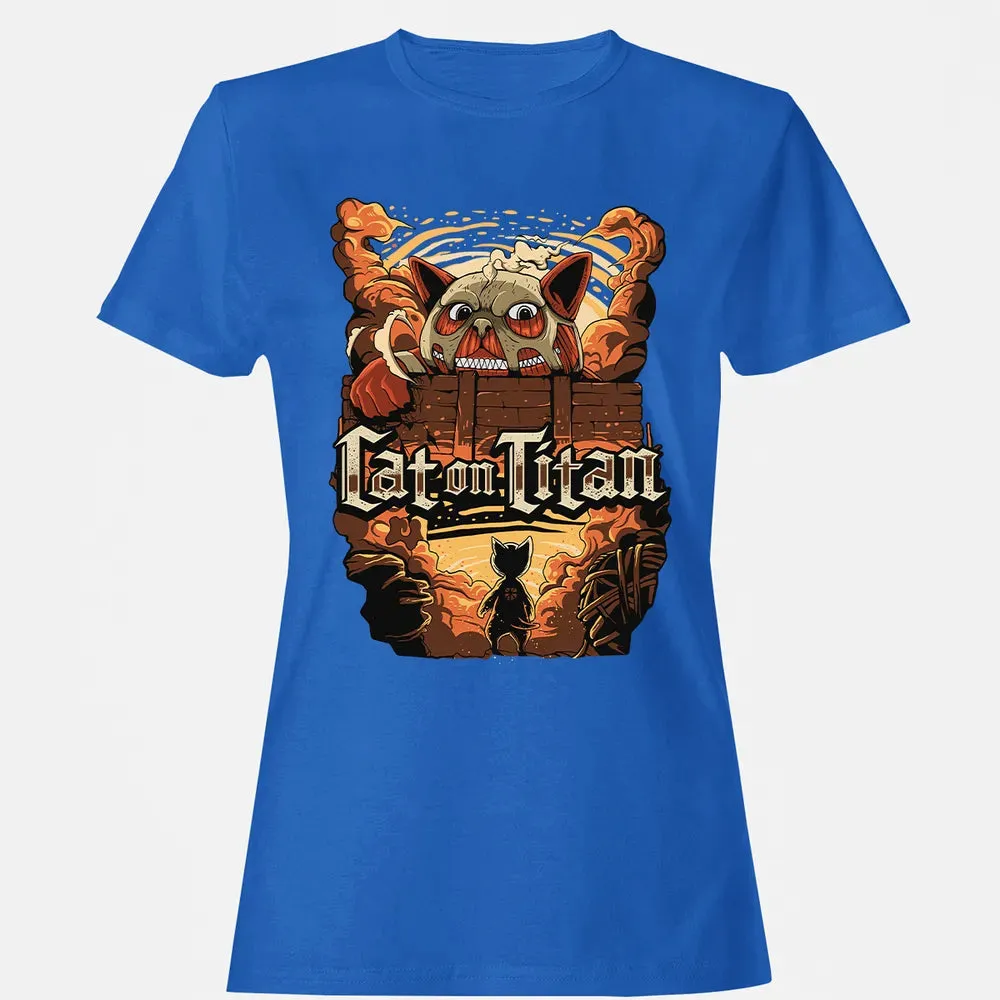 Cat On Titan Women's T-shirt - 14