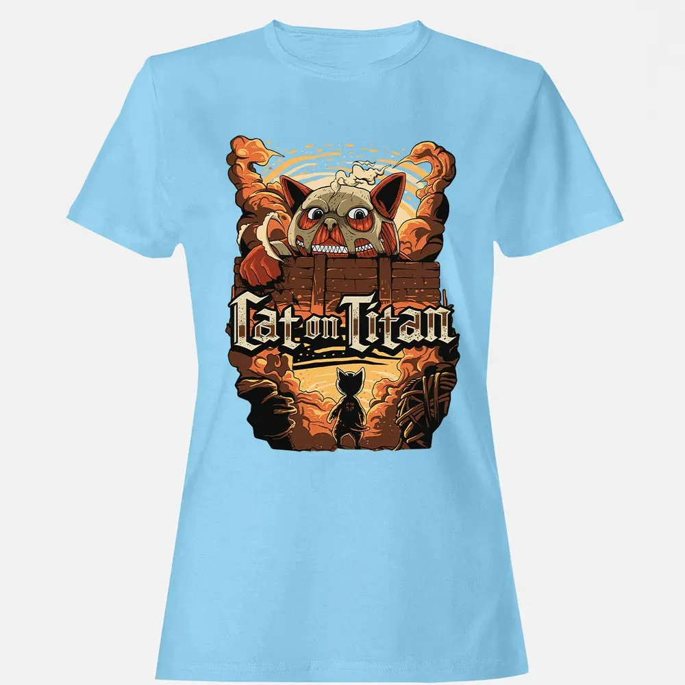 Cat On Titan Women's T-shirt - 8