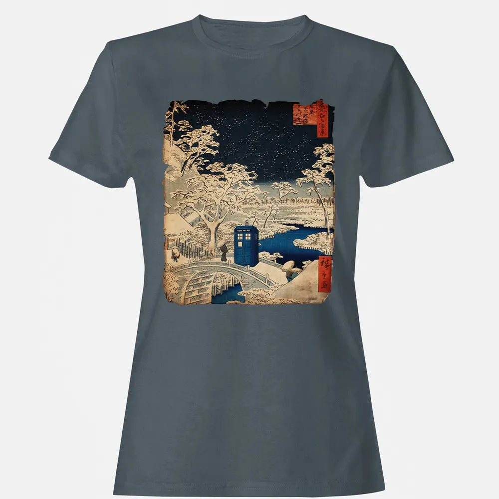 Tardis And Drum Bridge Women's T-shirt - 3