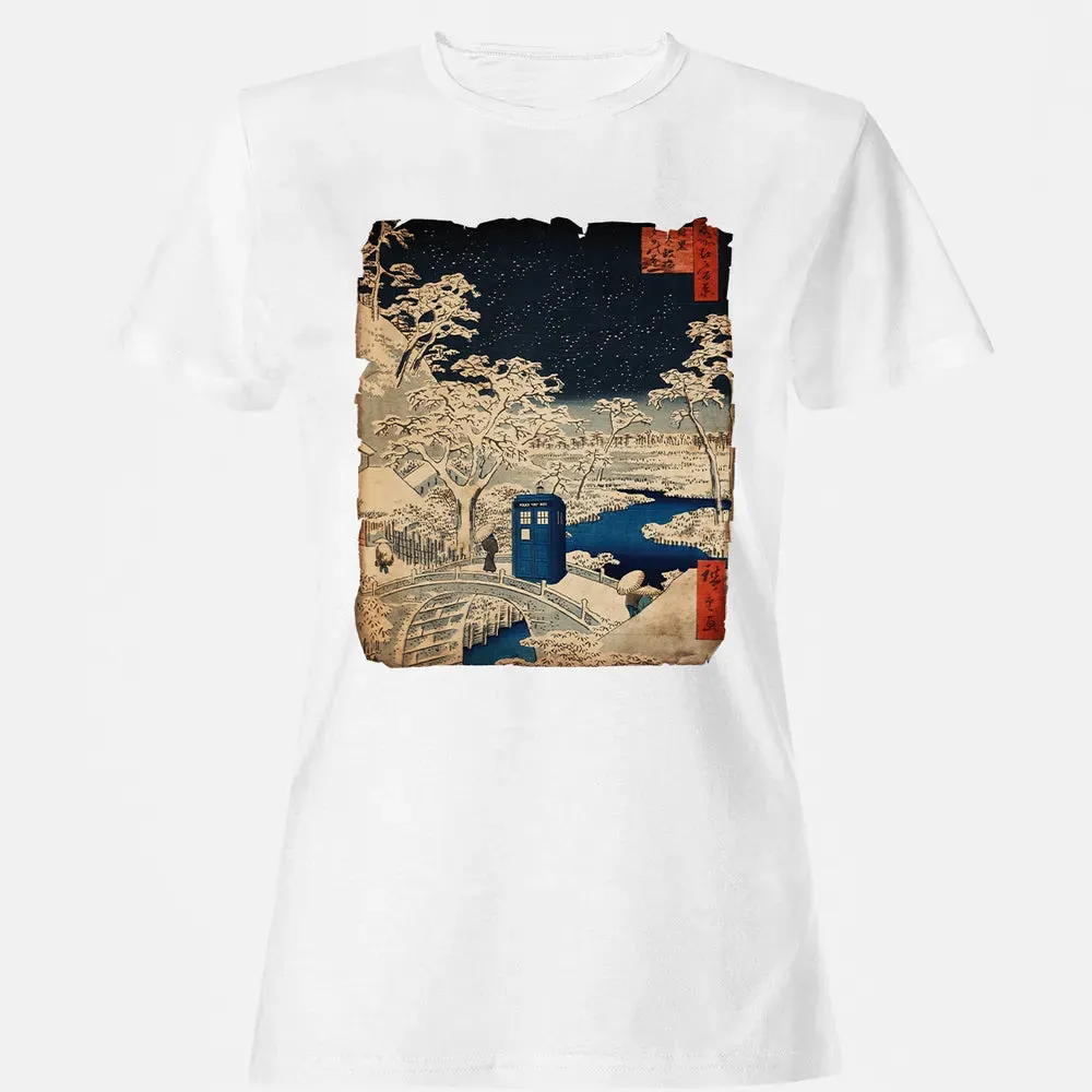 Tardis And Drum Bridge Women's T-shirt - 16