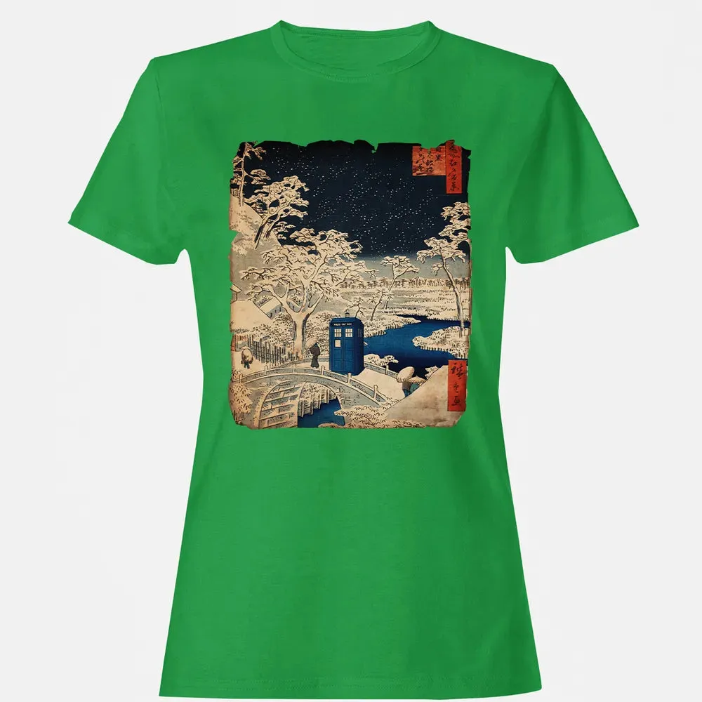 Tardis And Drum Bridge Women's T-shirt - 7