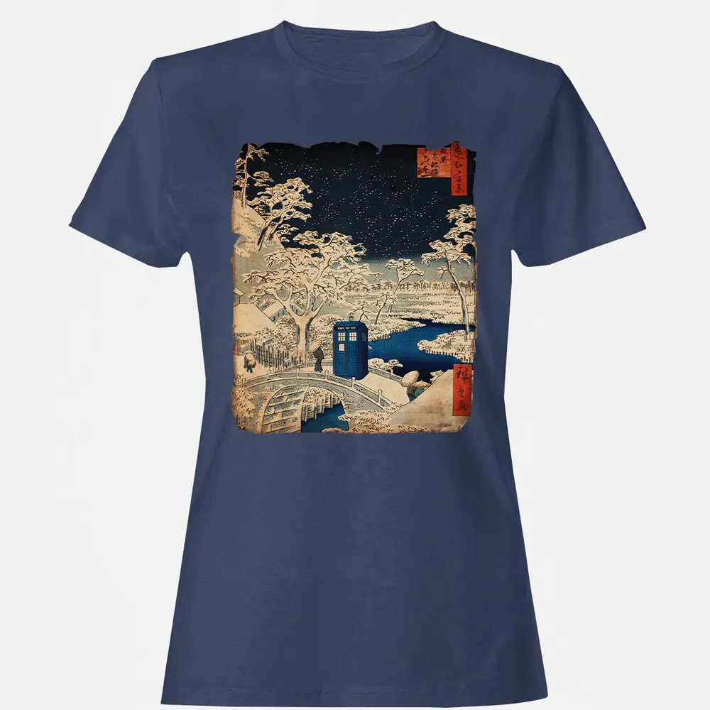 Tardis And Drum Bridge Women's T-shirt - 10