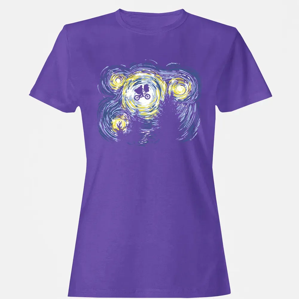 Starry Extraterrestrial Women's T-shirt - 12