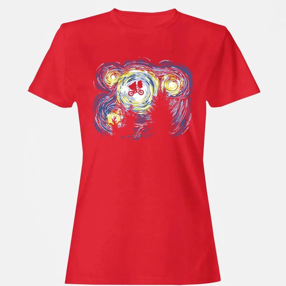 Starry Extraterrestrial Women's T-shirt - 13
