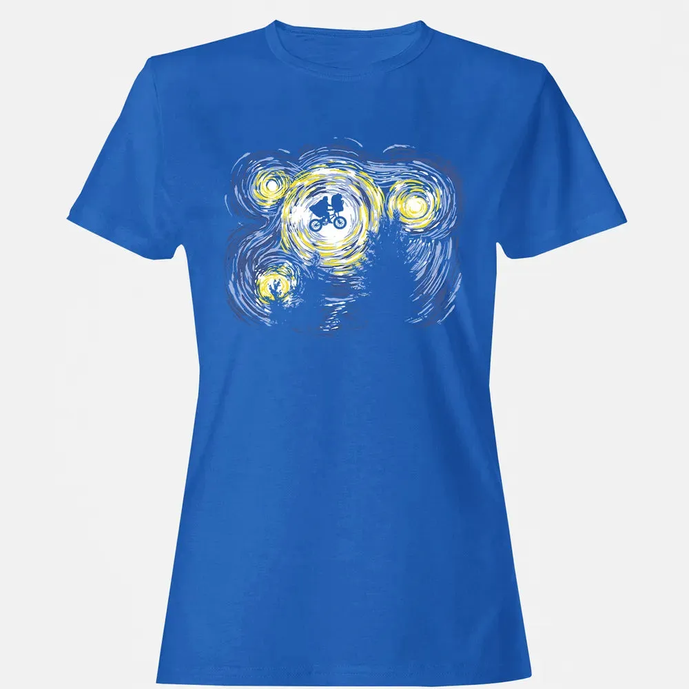 Starry Extraterrestrial Women's T-shirt - 14