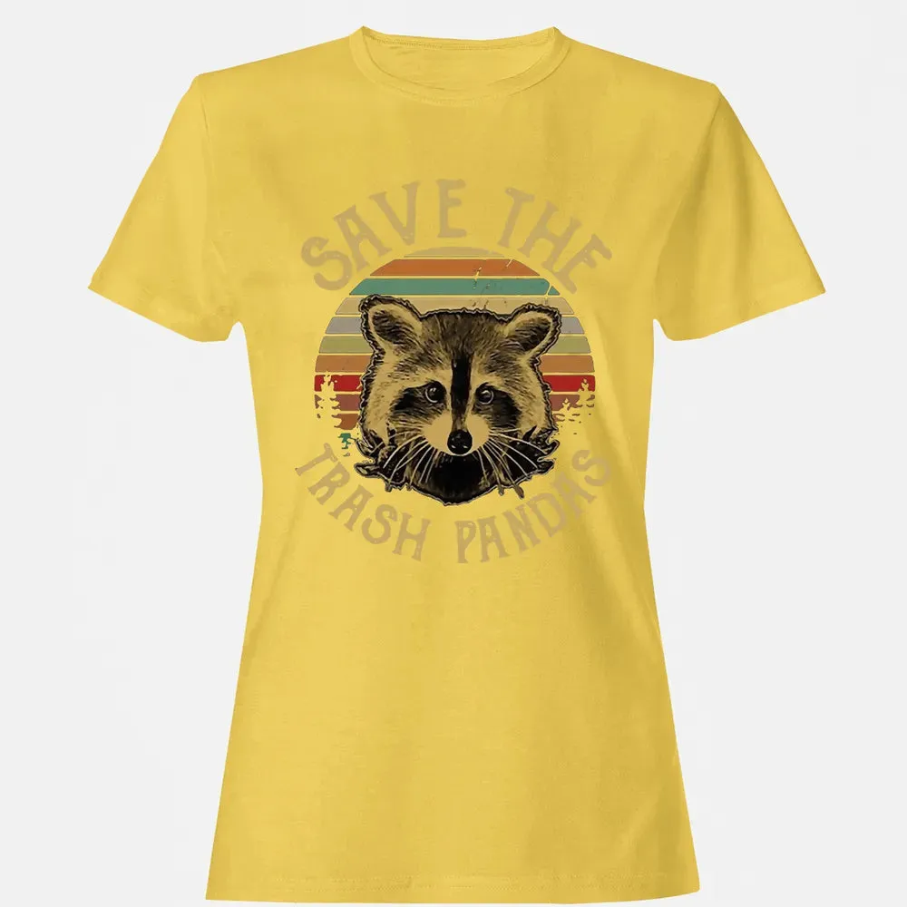 Save The Trash Pandas Women's T-shirt - 4