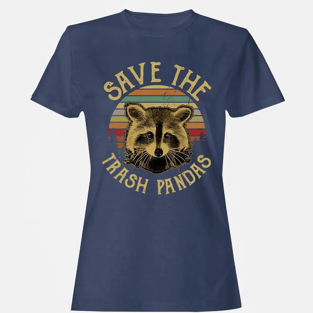 Save The Trash Pandas Women's T-shirt - 10