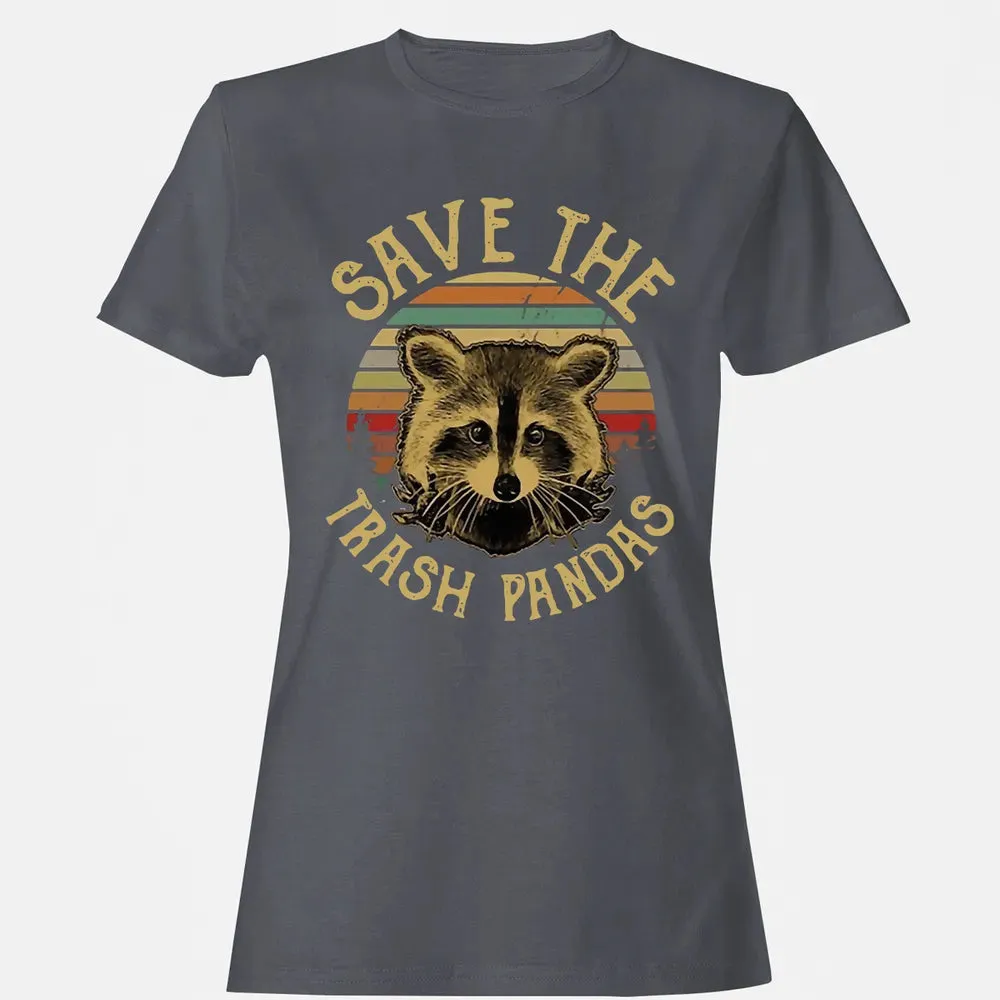 Save The Trash Pandas Women's T-shirt - 5