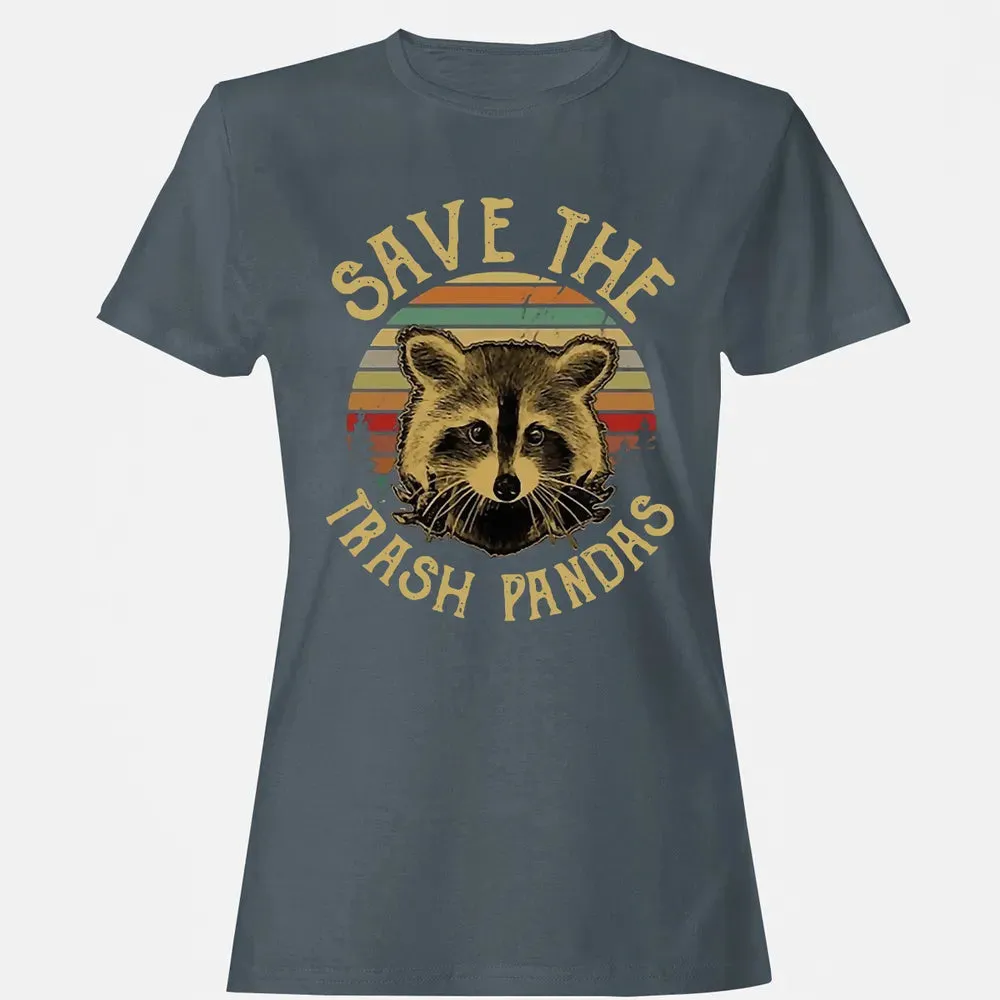 Save The Trash Pandas Women's T-shirt - 3