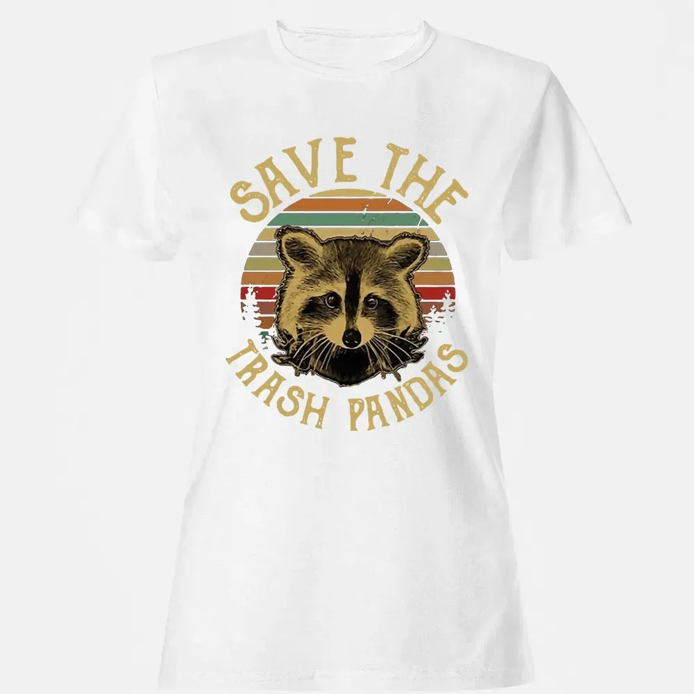 Save The Trash Pandas Women's T-shirt - 16