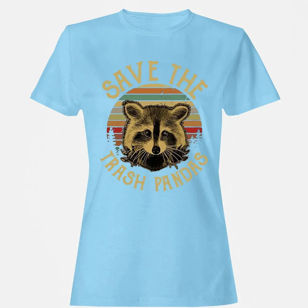 Save The Trash Pandas Women's T-shirt - 8