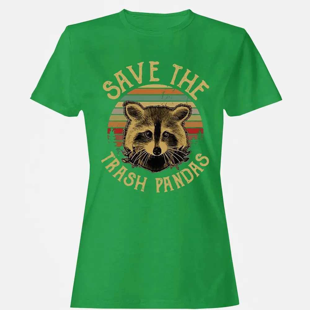 Save The Trash Pandas Women's T-shirt - 7