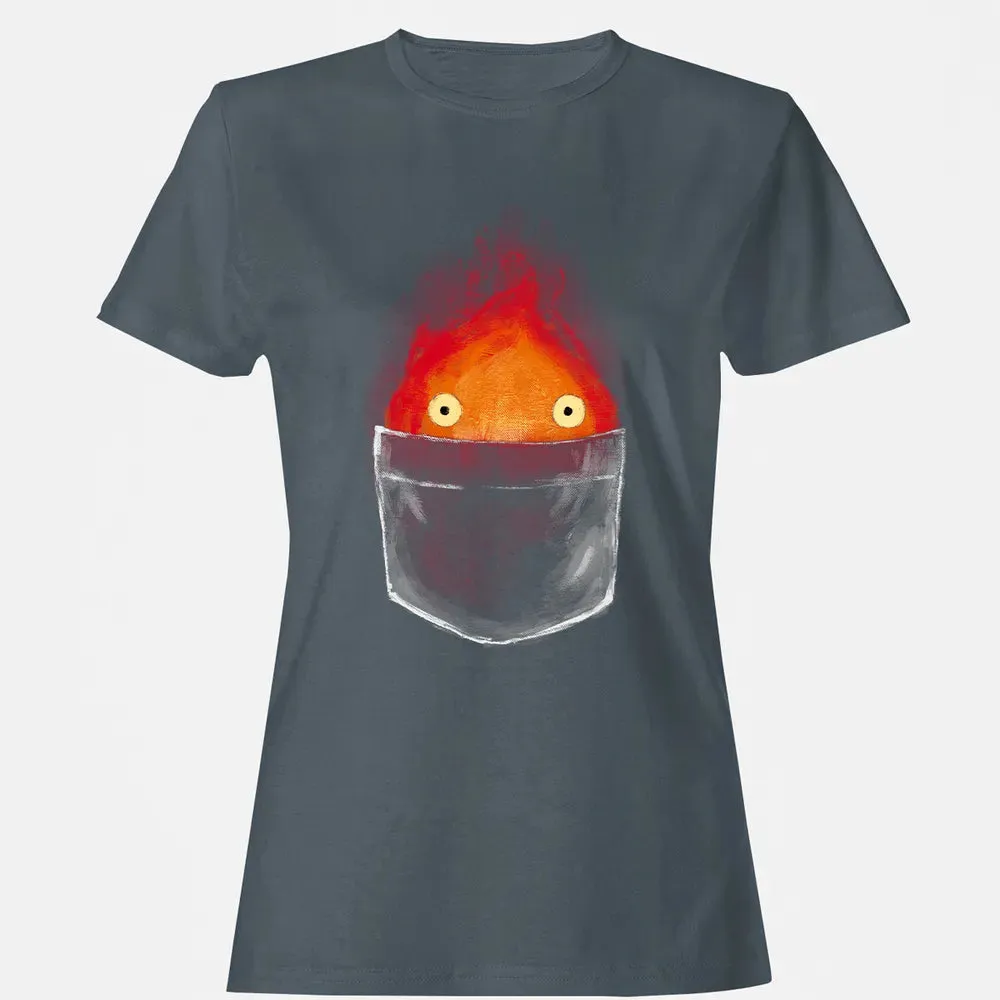 Calcifer in pocket Women's T-shirt - 3