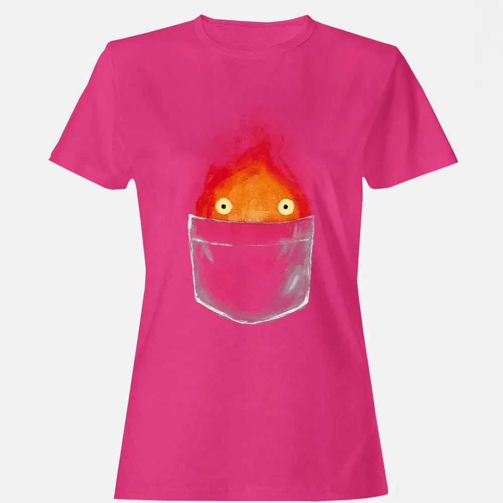 Calcifer in pocket Women's T-shirt - 6