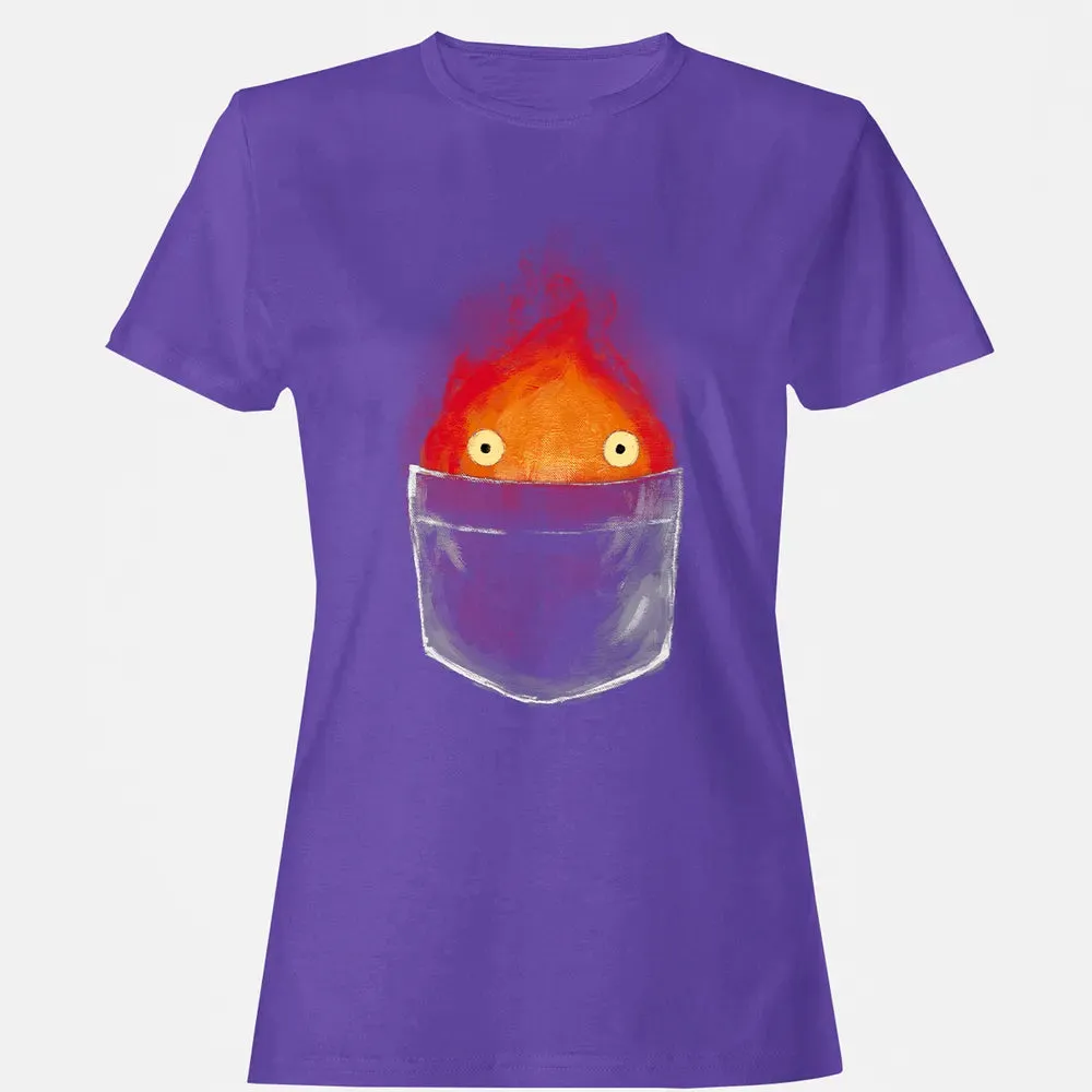 Calcifer in pocket Women's T-shirt - 12