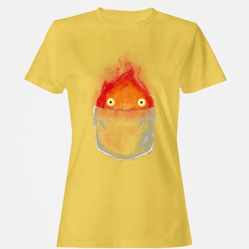 Calcifer in pocket Women's T-shirt - 4