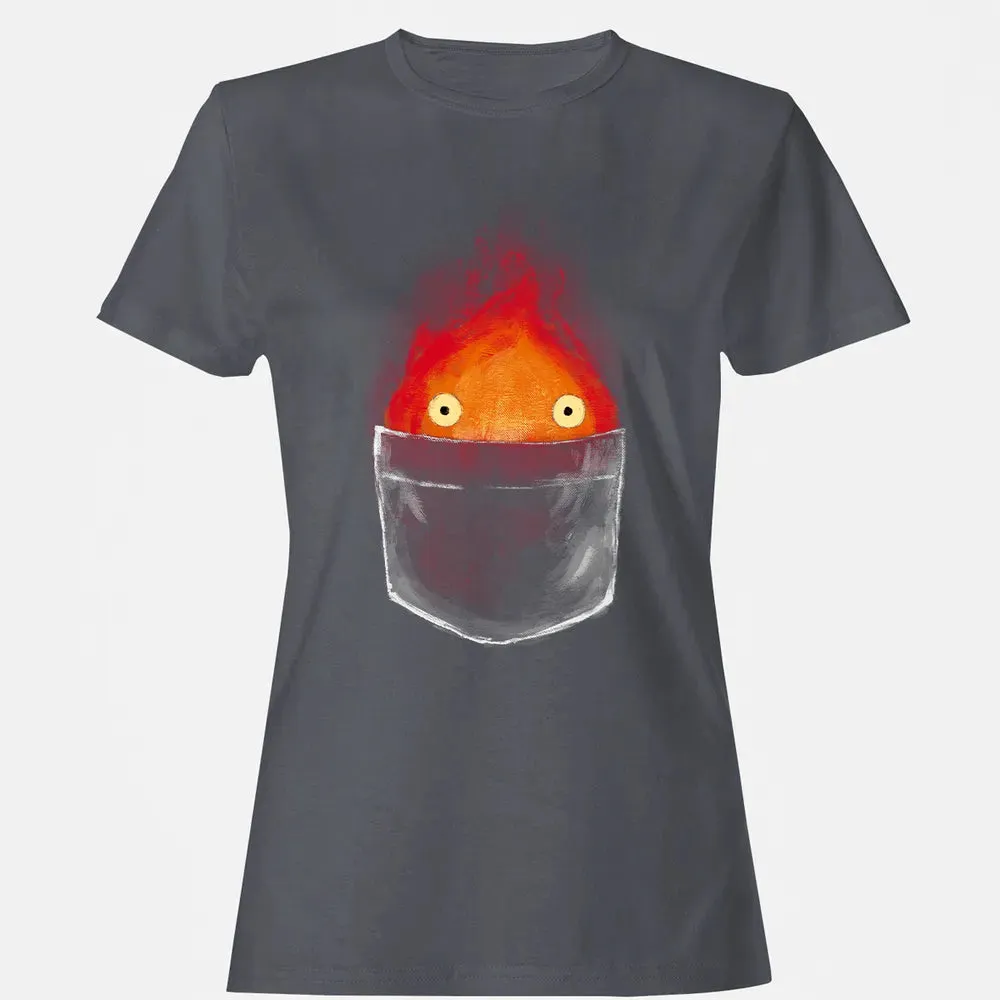 Calcifer in pocket Women's T-shirt - 5