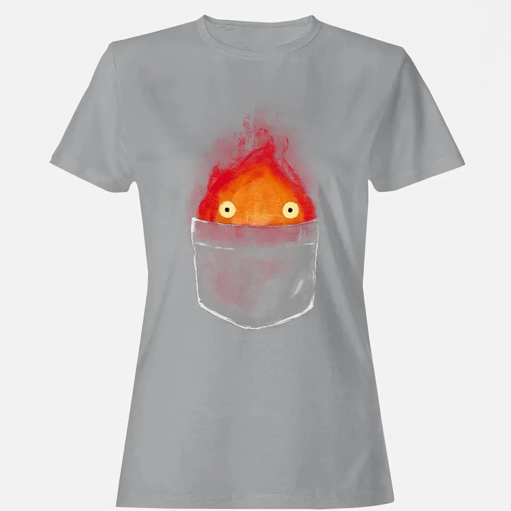 Calcifer in pocket Women's T-shirt - 15