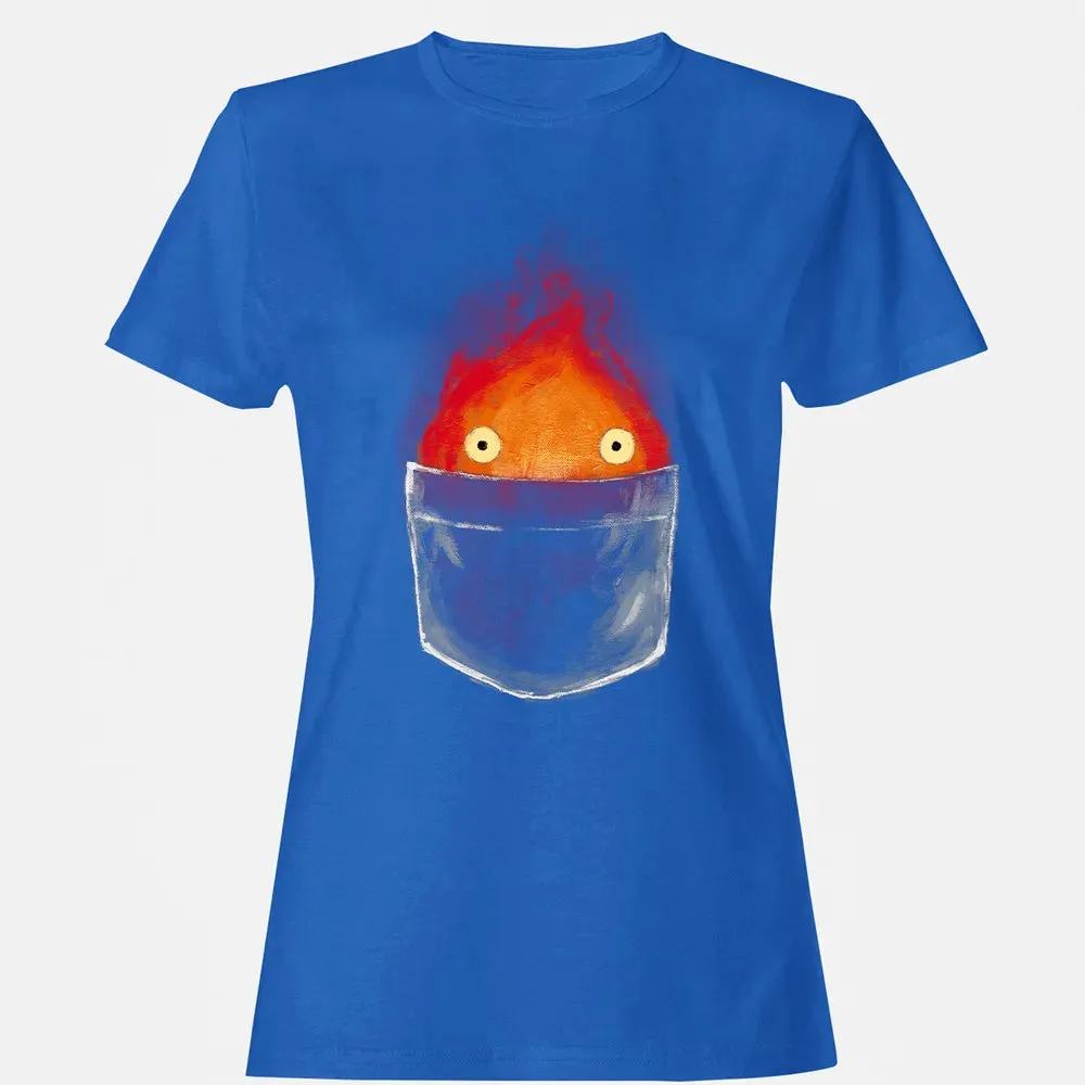 Calcifer in pocket Women's T-shirt - 14
