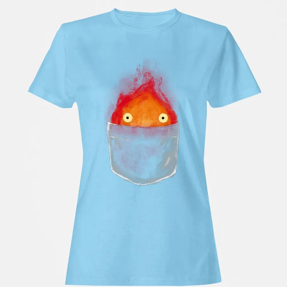 Calcifer in pocket Women's T-shirt - 8