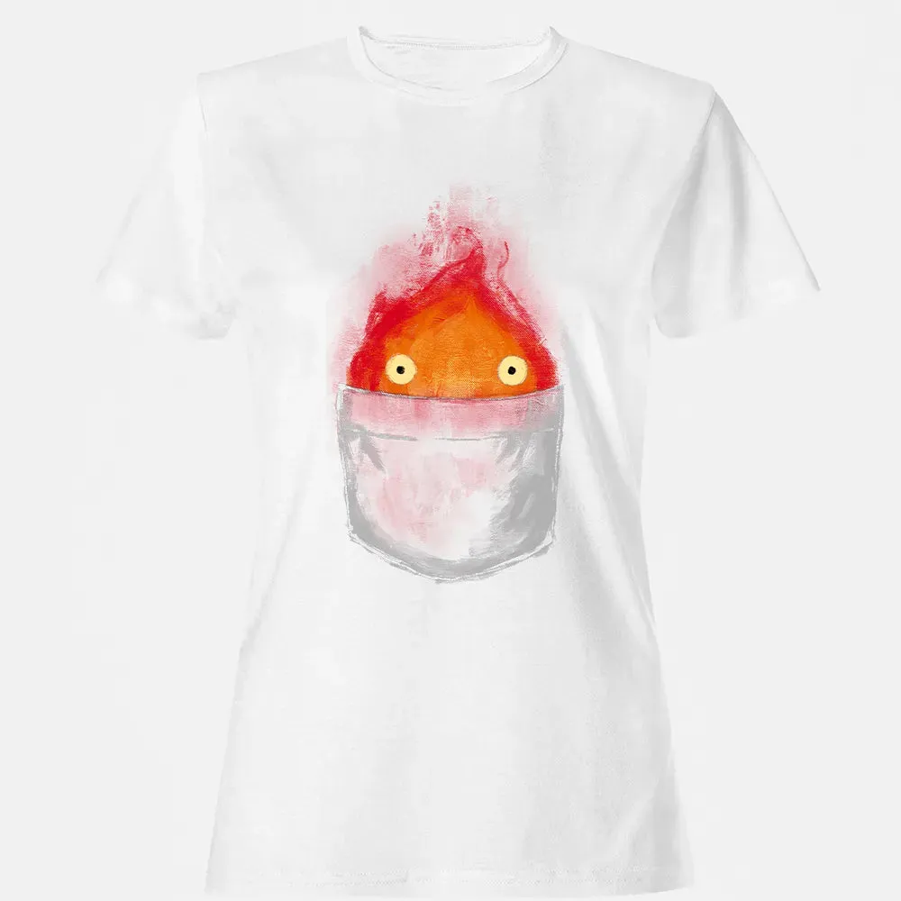 Calcifer in pocket Women's T-shirt - 16