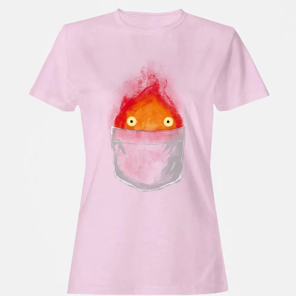 Calcifer in pocket Women's T-shirt - 9
