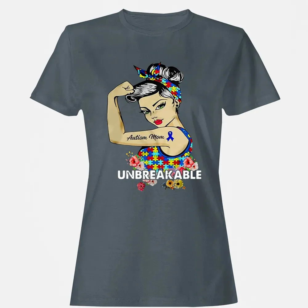 Autism Mom - Unbreakable Women's T-shirt - 3