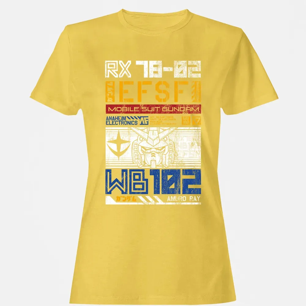 Federation Force - Mobile Suit RX 78 Women's T-shirt - 4