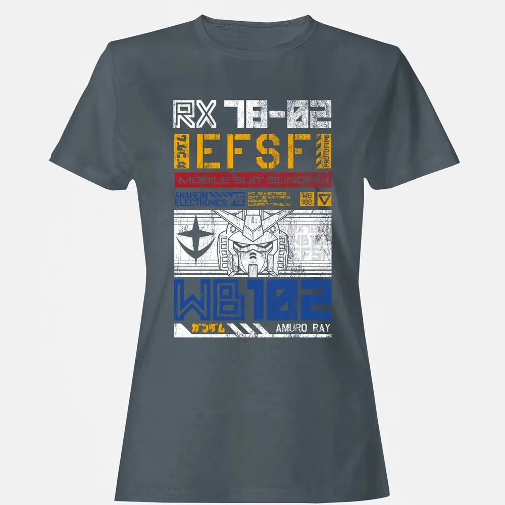 Federation Force - Mobile Suit RX 78 Women's T-shirt - 3