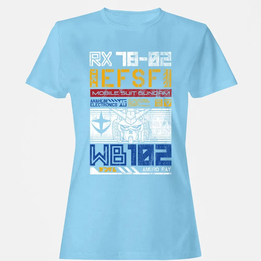 Federation Force - Mobile Suit RX 78 Women's T-shirt - 8