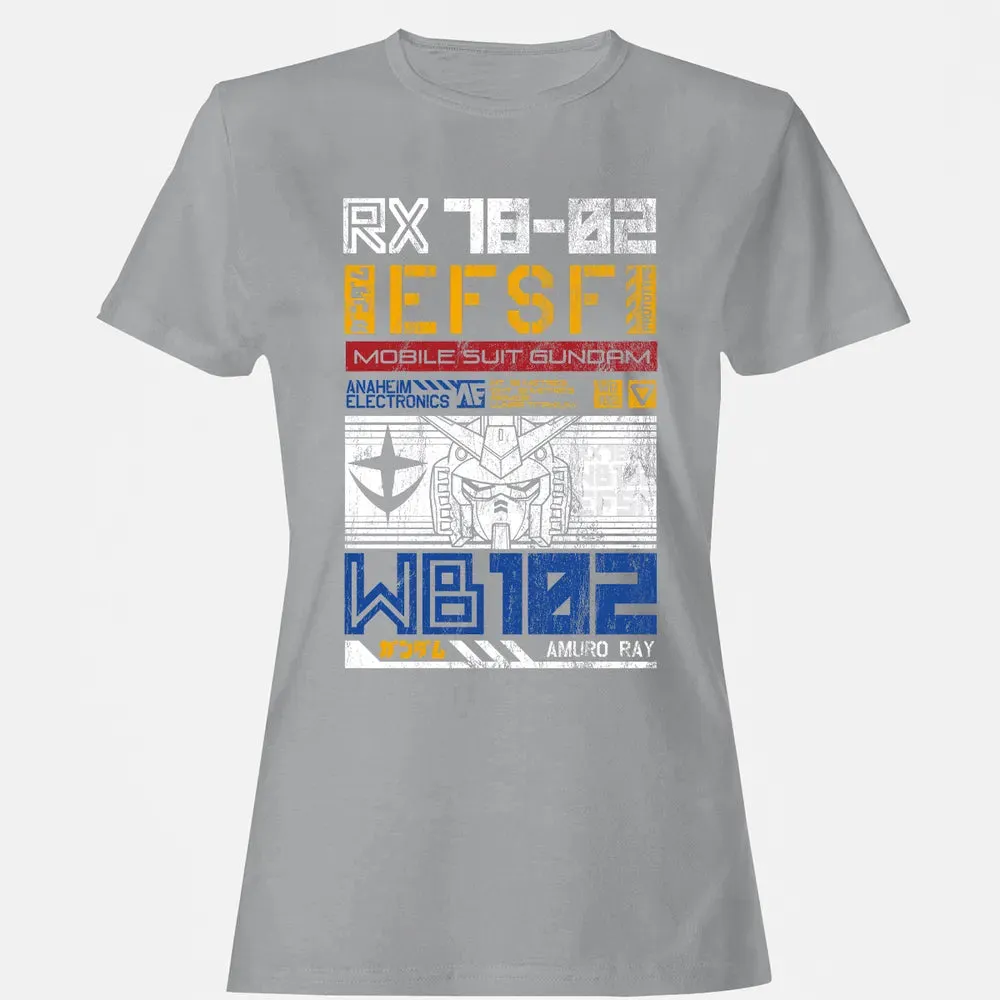 Federation Force - Mobile Suit RX 78 Women's T-shirt - 15