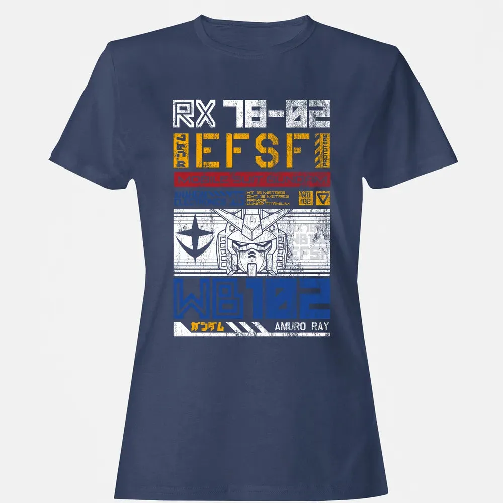 Federation Force - Mobile Suit RX 78 Women's T-shirt - 10