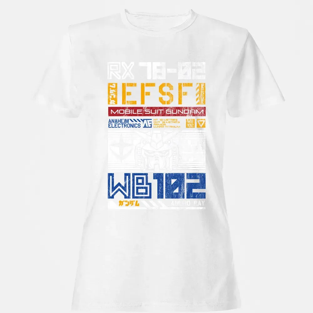Federation Force - Mobile Suit RX 78 Women's T-shirt - 16