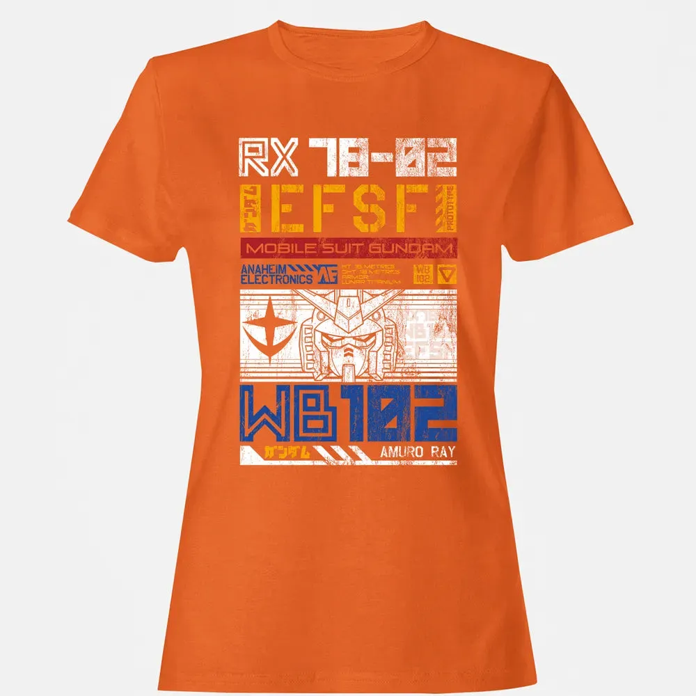 Federation Force - Mobile Suit RX 78 Women's T-shirt - 11