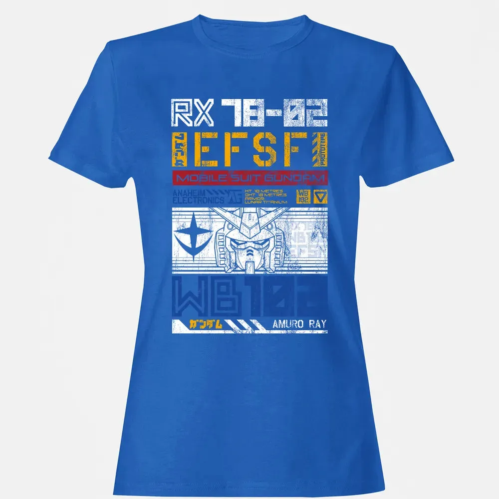 Federation Force - Mobile Suit RX 78 Women's T-shirt - 14