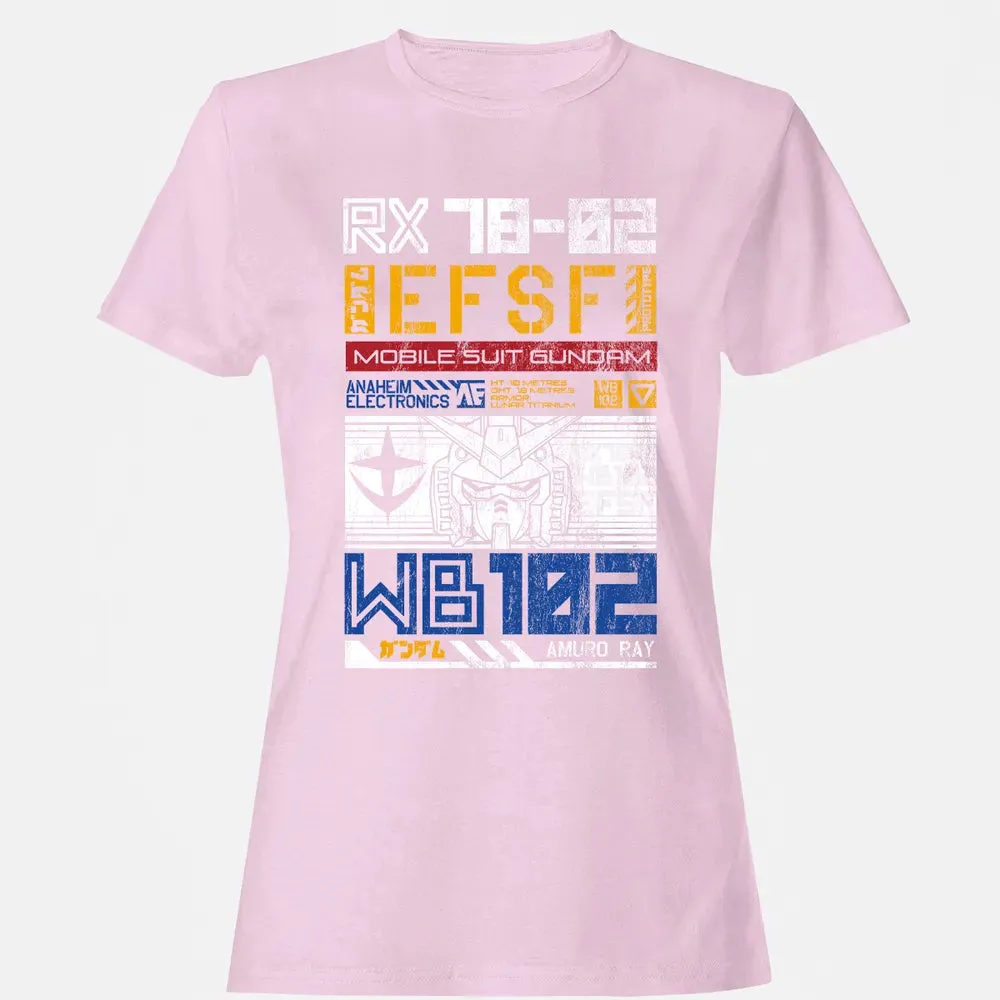 Federation Force - Mobile Suit RX 78 Women's T-shirt - 9