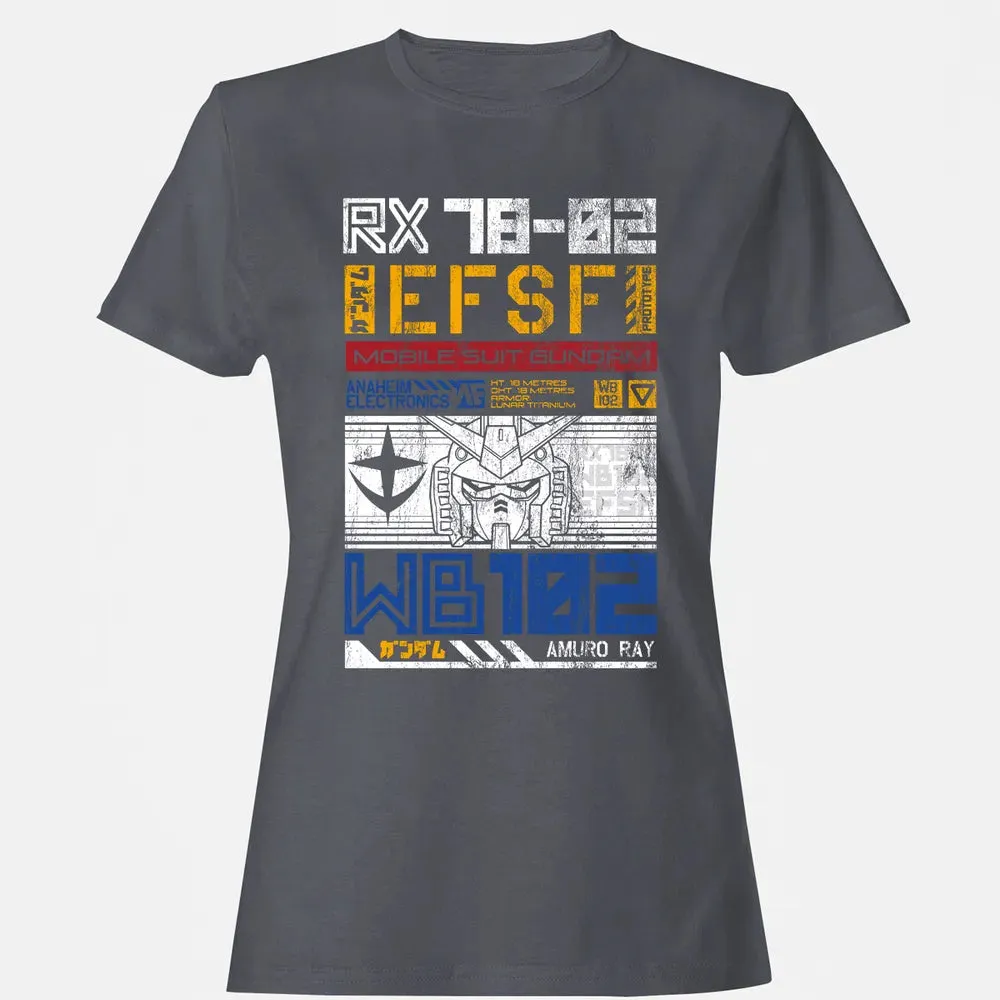 Federation Force - Mobile Suit RX 78 Women's T-shirt - 5