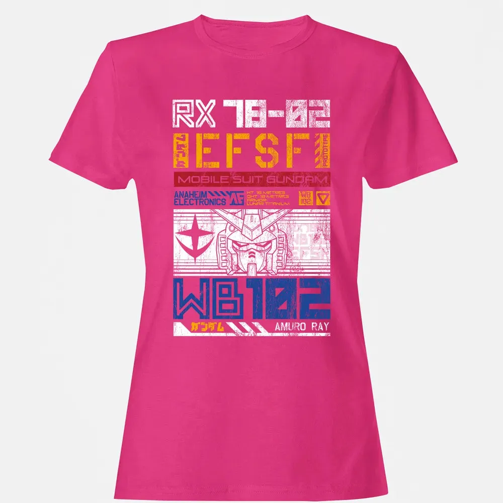 Federation Force - Mobile Suit RX 78 Women's T-shirt - 6