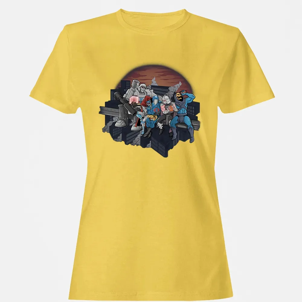 Villains Atop A Skyscraper Women's T-shirt - 4