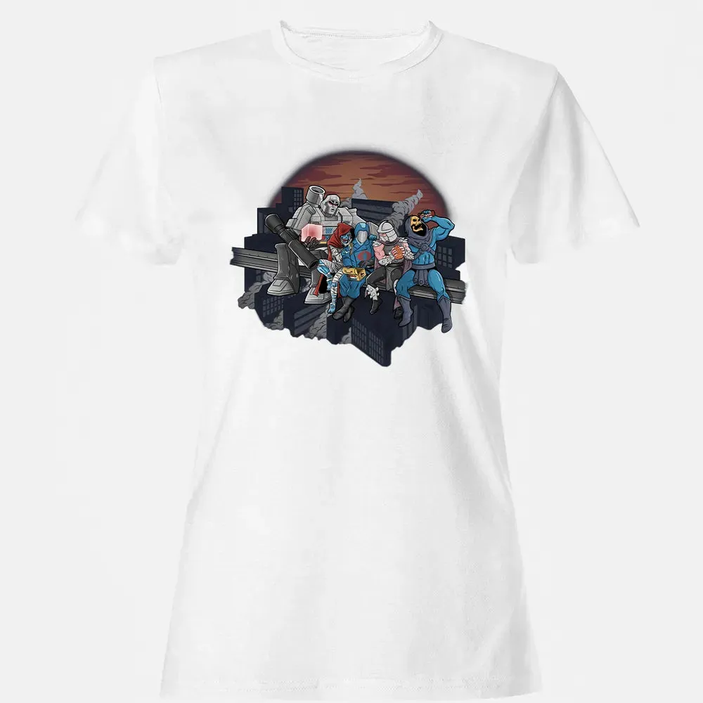 Villains Atop A Skyscraper Women's T-shirt - 16