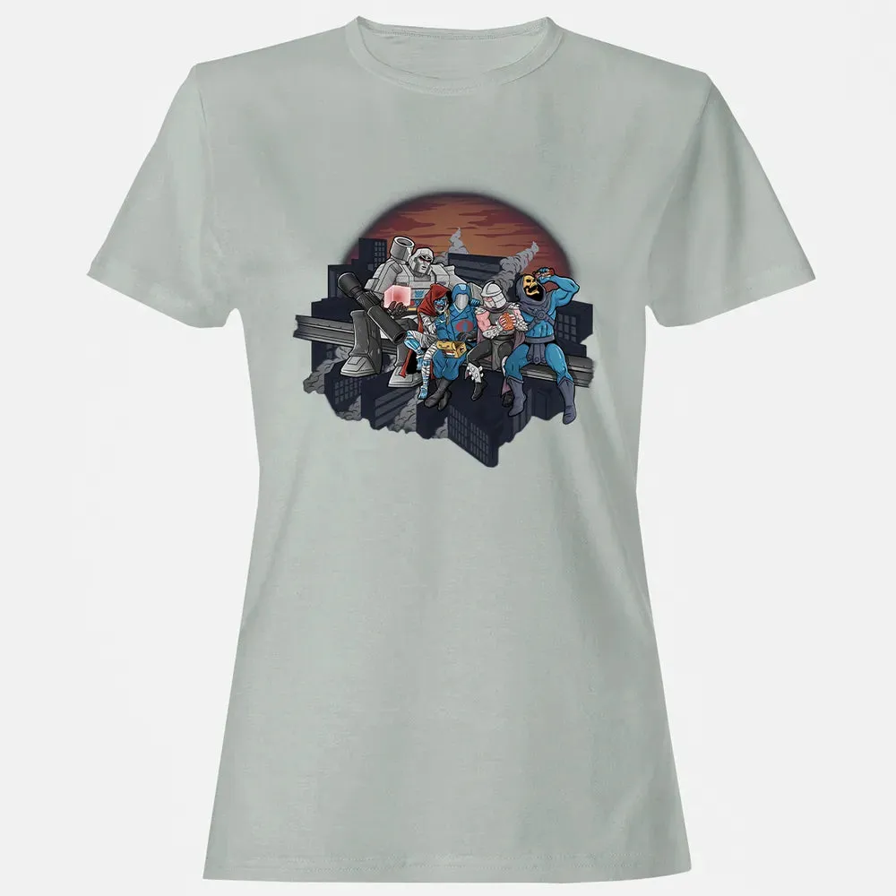Villains Atop A Skyscraper Women's T-shirt - 2