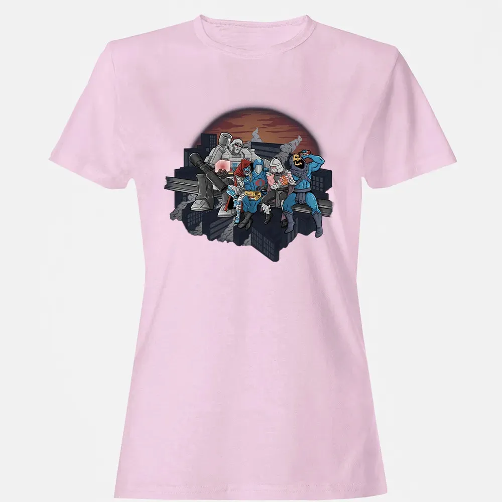 Villains Atop A Skyscraper Women's T-shirt - 9