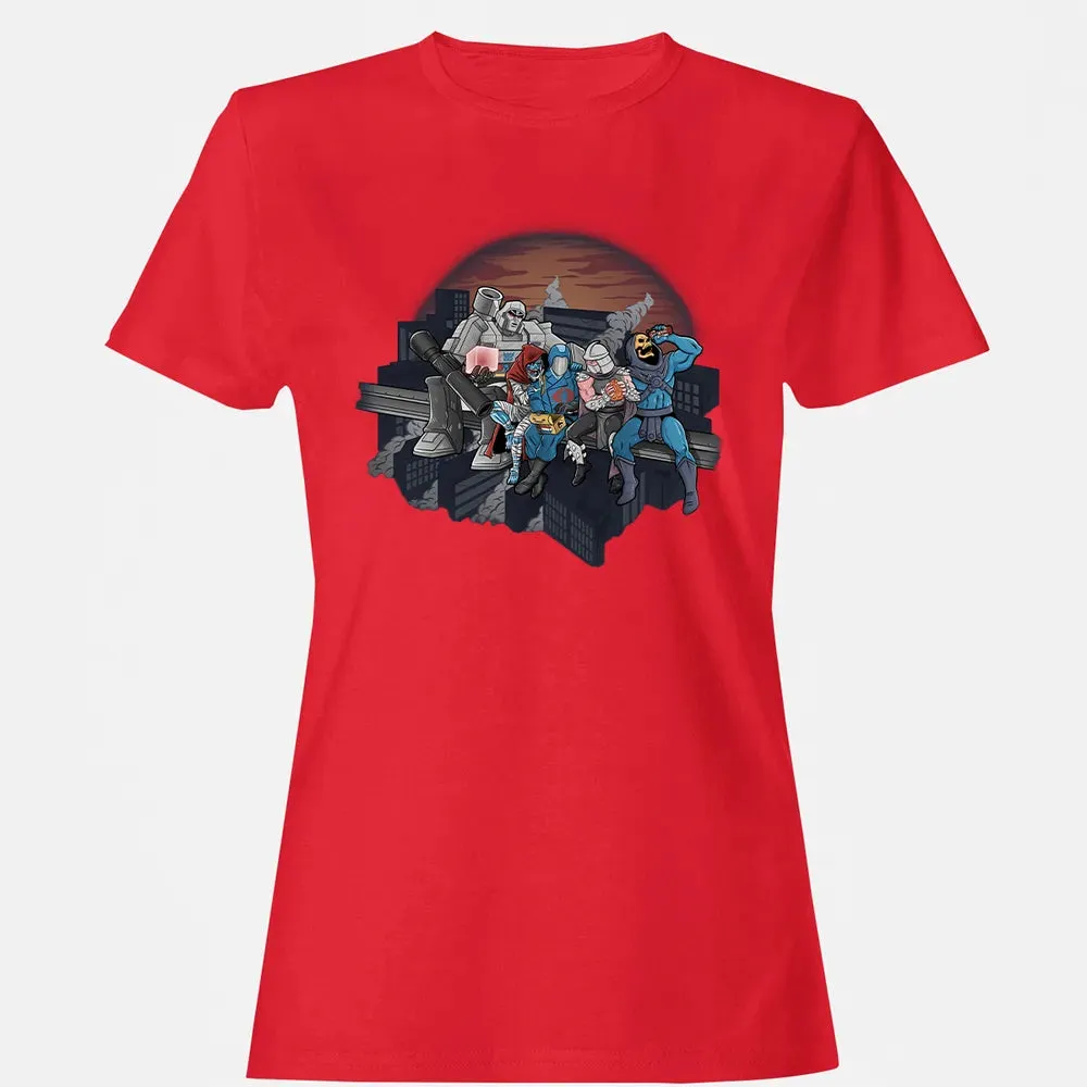 Villains Atop A Skyscraper Women's T-shirt - 13