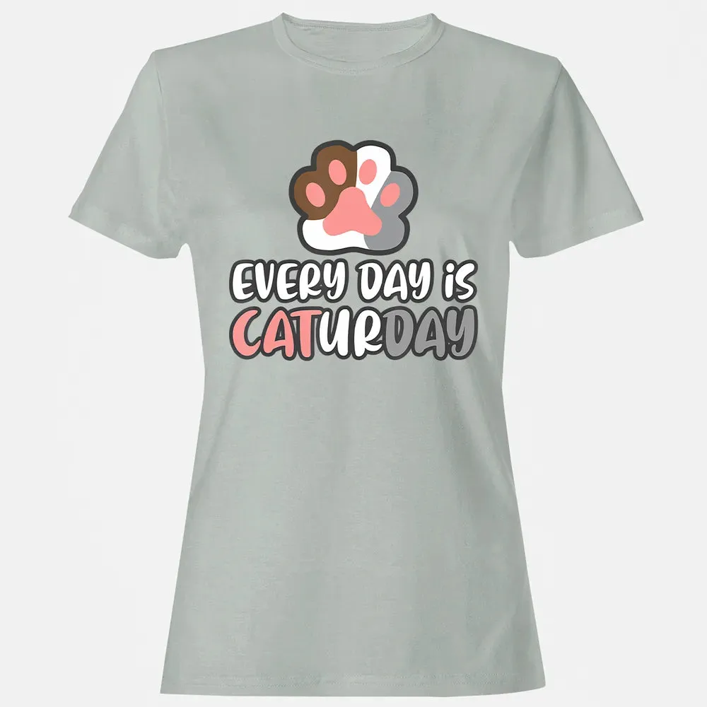 Ca Everyday Is Caturday Cat Women's T-shirt - 2