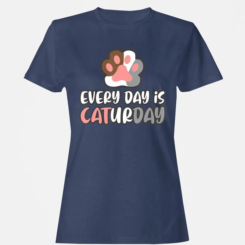 Ca Everyday Is Caturday Cat Women's T-shirt - 10