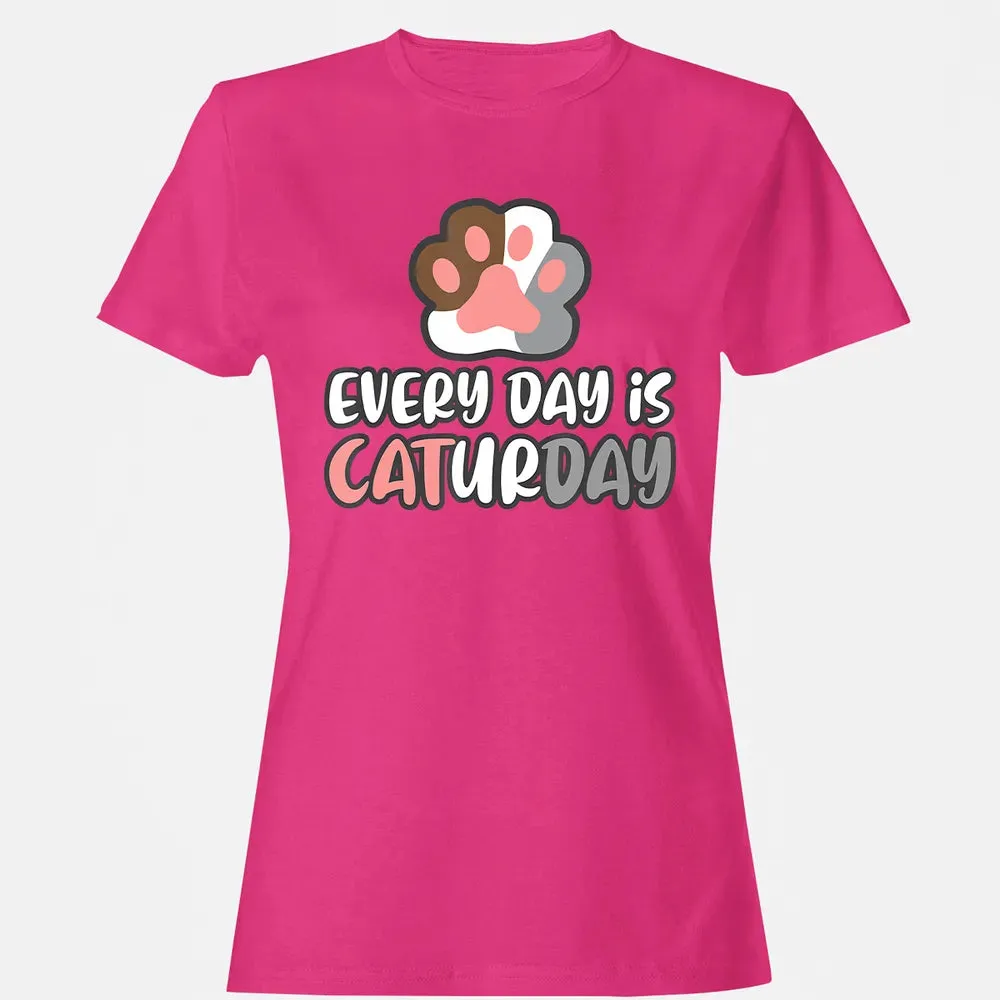Ca Everyday Is Caturday Cat Women's T-shirt - 6