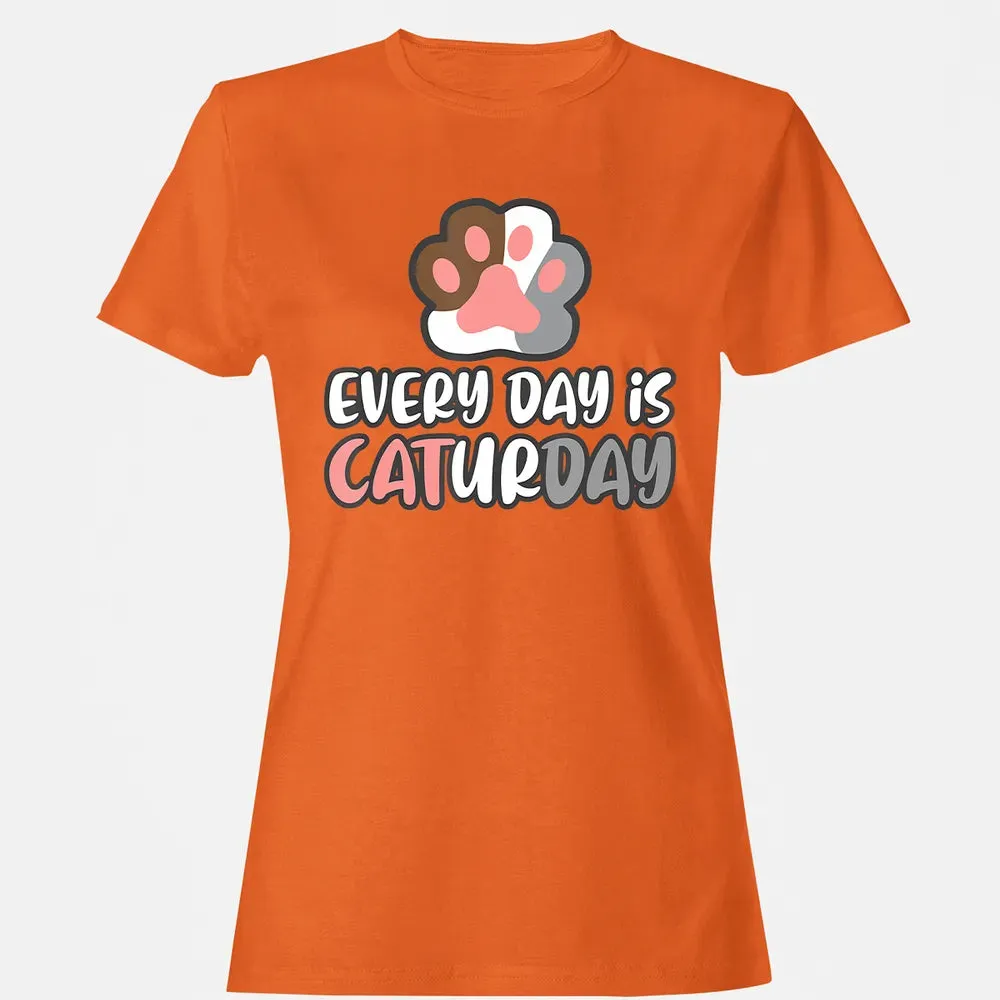 Ca Everyday Is Caturday Cat Women's T-shirt - 11