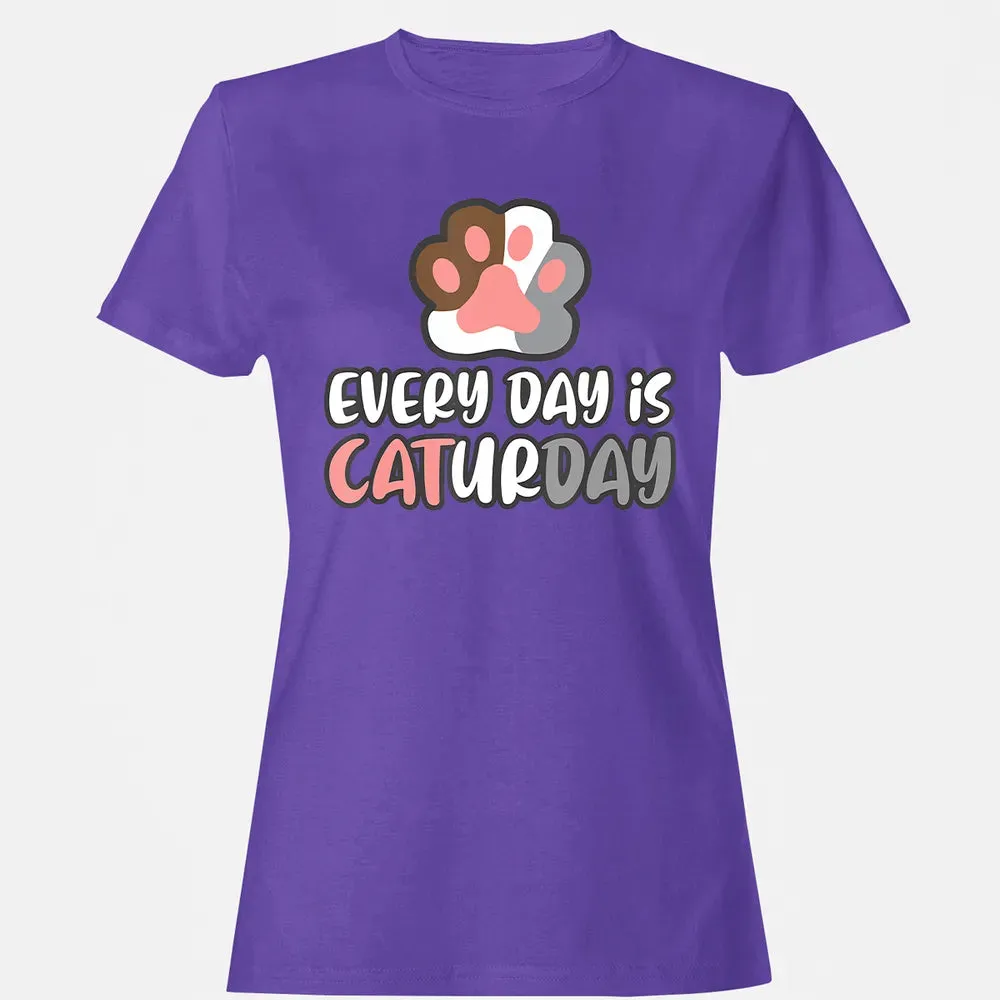 Ca Everyday Is Caturday Cat Women's T-shirt - 12