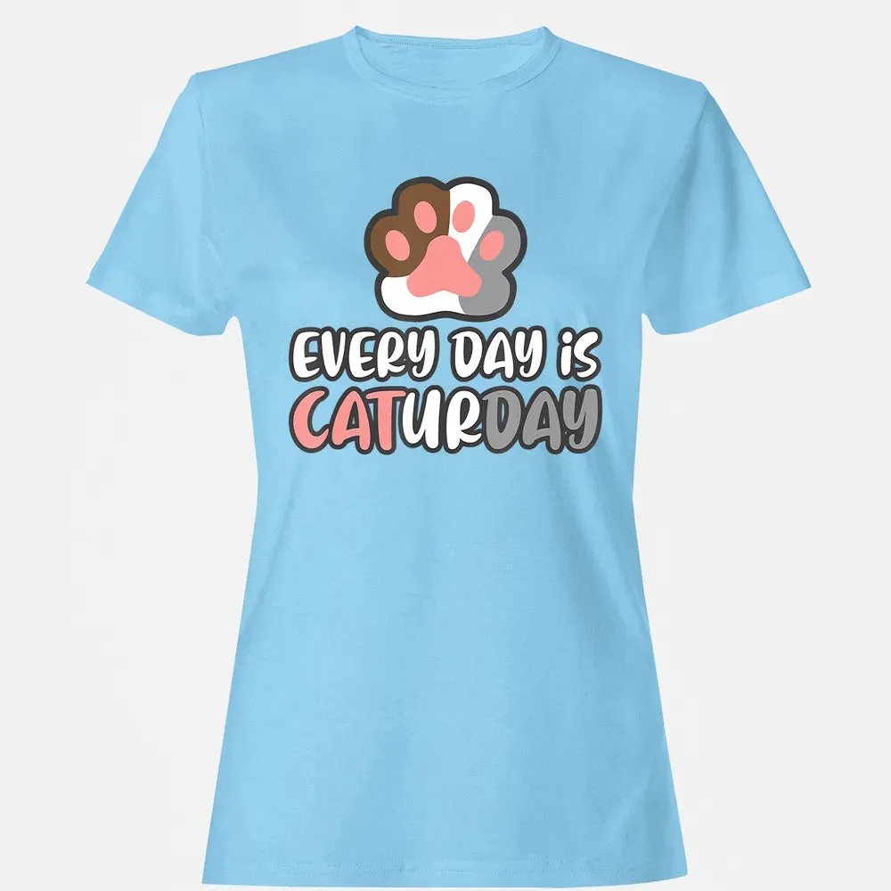 Ca Everyday Is Caturday Cat Women's T-shirt - 8