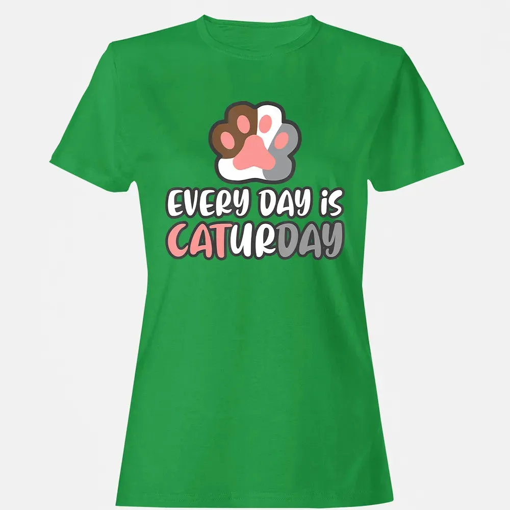 Ca Everyday Is Caturday Cat Women's T-shirt - 7